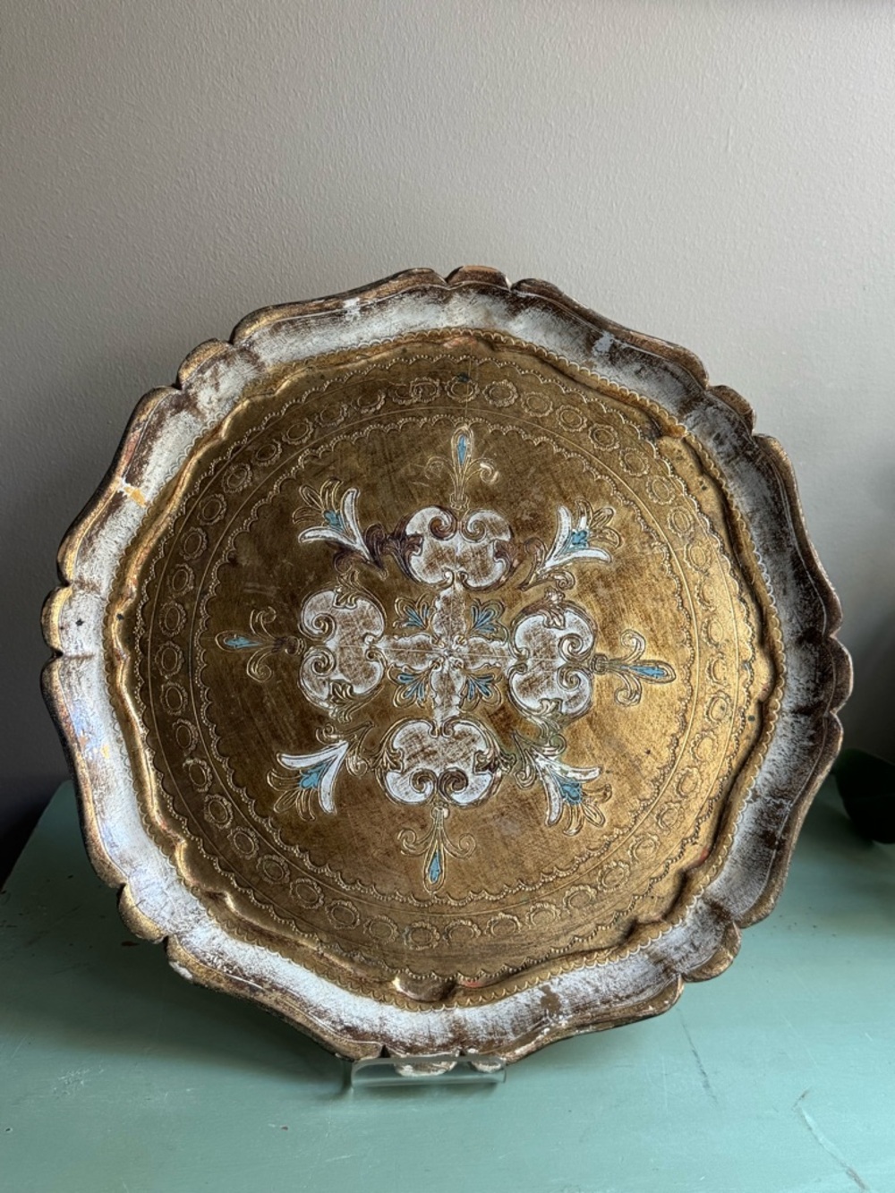 Vintage Florentine Tray